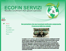 Tablet Screenshot of ecofinservizi.com